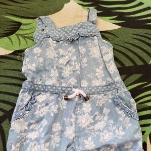 Denim Romper girls 12 months